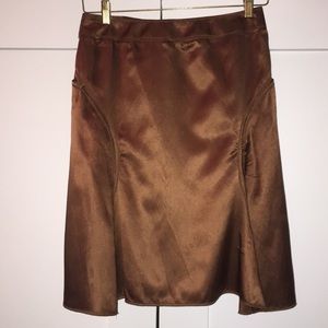 Max Studio copper-colored skirt